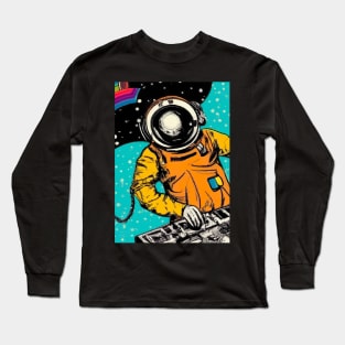 Astronaut DJ In Space Long Sleeve T-Shirt